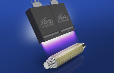 Filament winding with uv epoxy