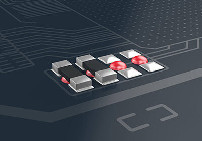 Adhesive for attaching SMDs on PCBs