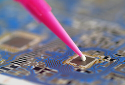 heat resistant adhesive dissipates heat