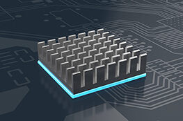 thermally conductive glue from Panacol for heat sink and PCB